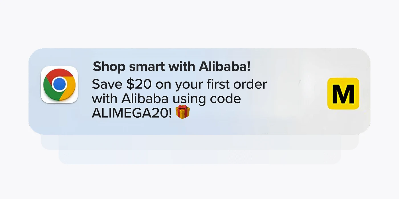 Mobile push notifications