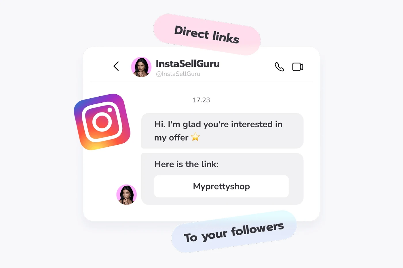 Automatic Direct Messaging in Instagram