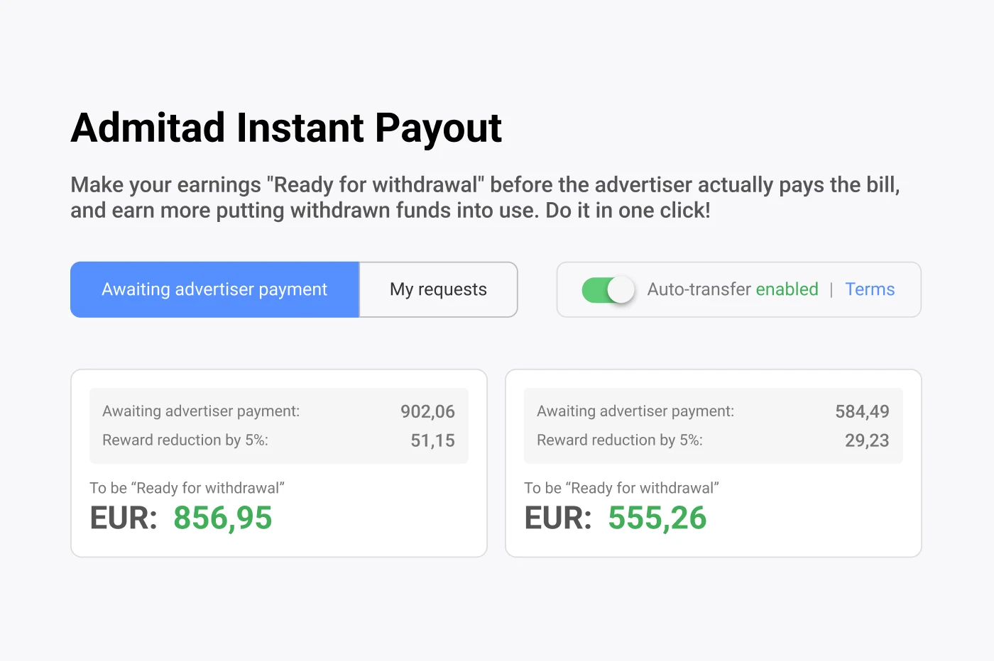 Fast payments